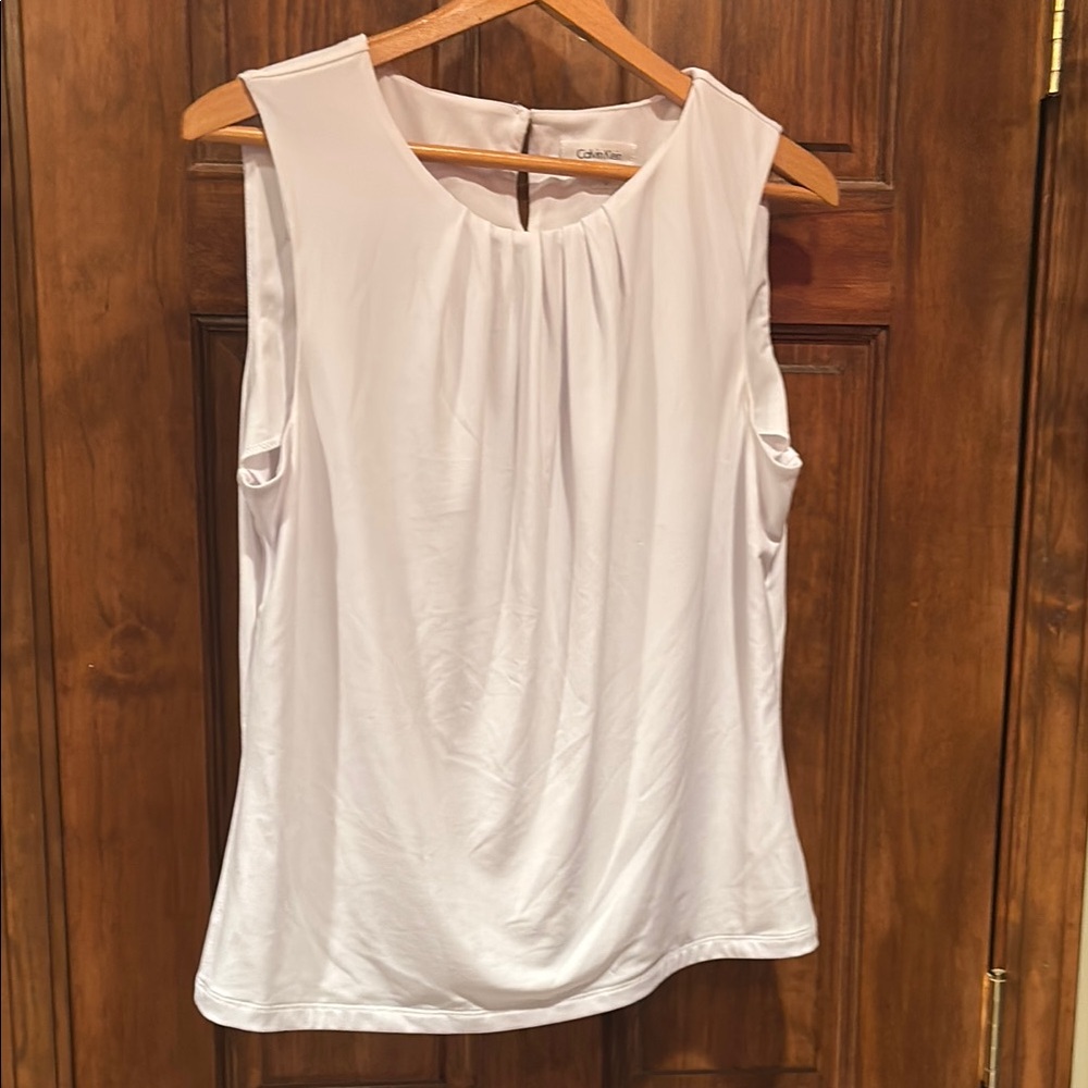 Calvin Klein sleeveless White Blouse